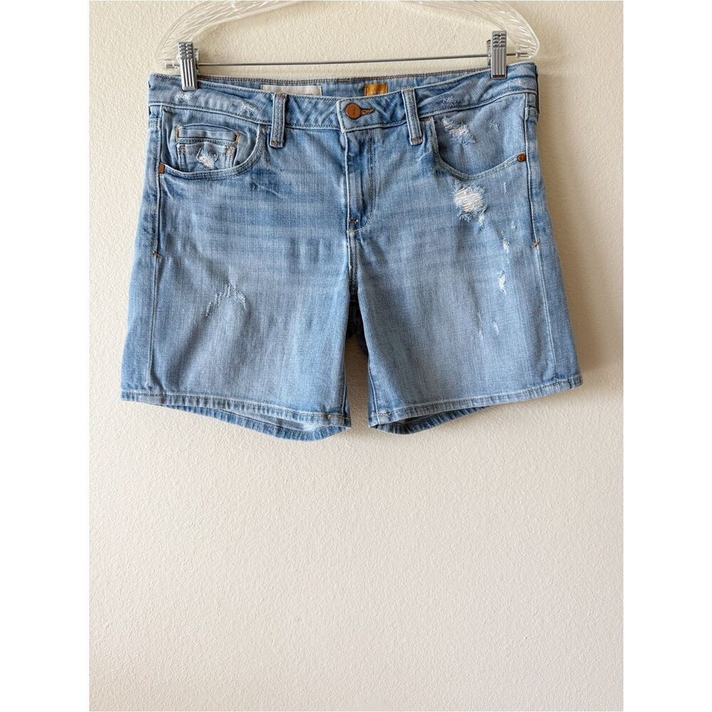Anthropologie Pilcro Distressed Denim Cutoff Style Shorts Light Wash 30